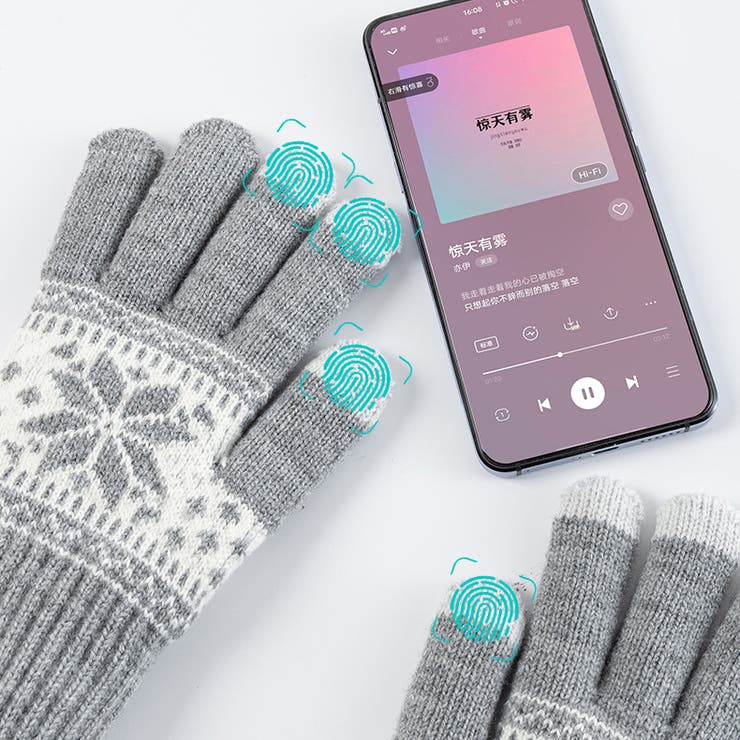 手袋 スマホ対応 レディース | PlusNao | 詳細画像8 