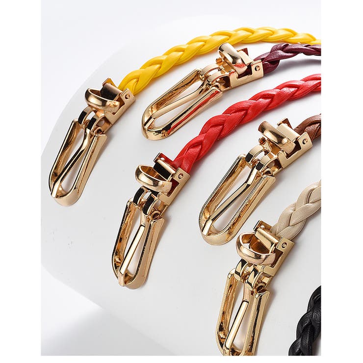 細ベルト 編み込み レディース | PlusNao | 詳細画像18