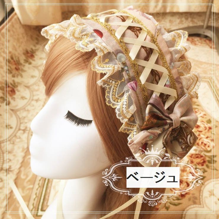 ヘッドドレス ヘッドアクセサリー ロリータ[品番：FQ000129465