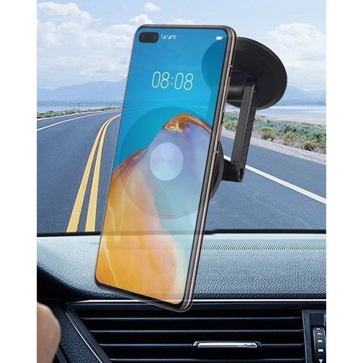 車載スマホホルダー スマホスタンド マグネット | PlusNao | 詳細画像3 