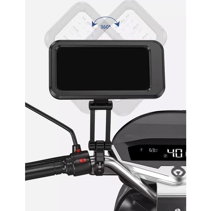 スマホホルダー 自転車 バイク | PlusNao | 詳細画像6 