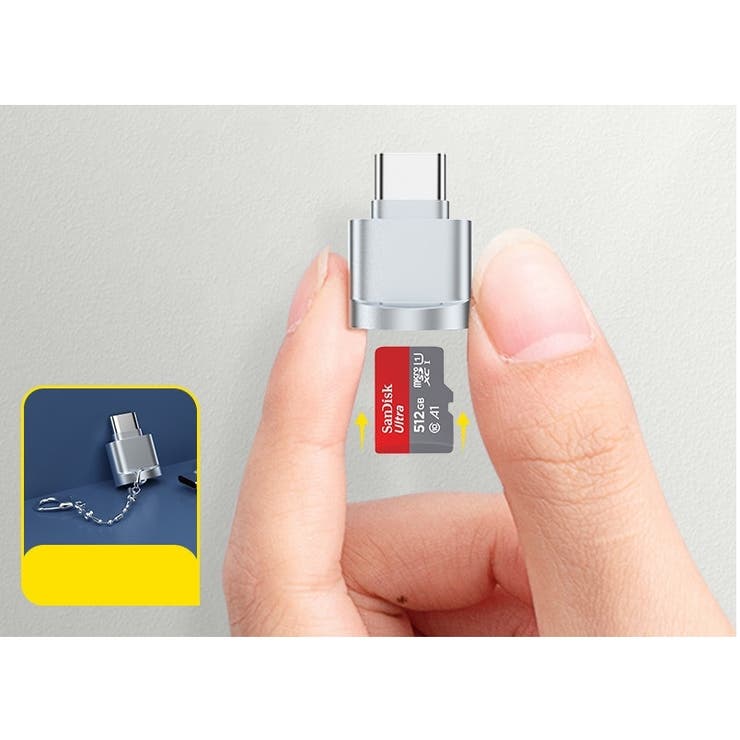 MicroSDカードリーダー TFカードリーダー Lightning | PlusNao | 詳細画像13 