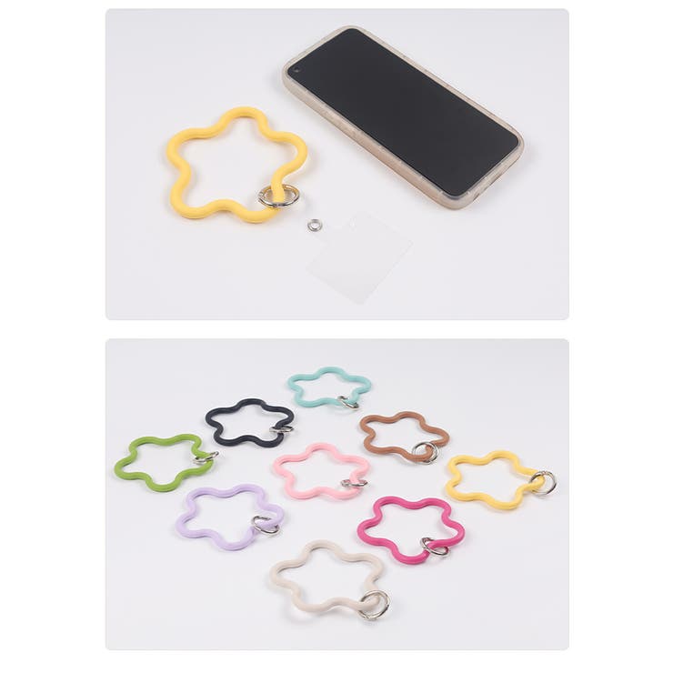スマホストラップ スマホ用リストストラップ 挟むだけ | PlusNao | 詳細画像2 