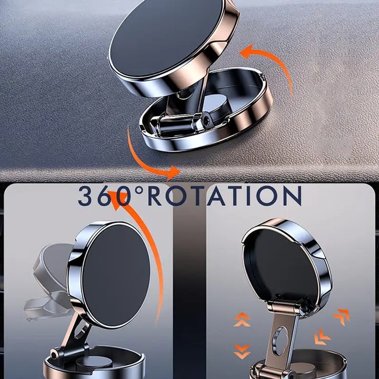 車載スマホホルダー スマホスタンド マグネット | PlusNao | 詳細画像8 