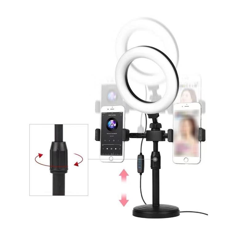 スマホスタンド スマホホルダー リングライト付き | PlusNao | 詳細画像3 
