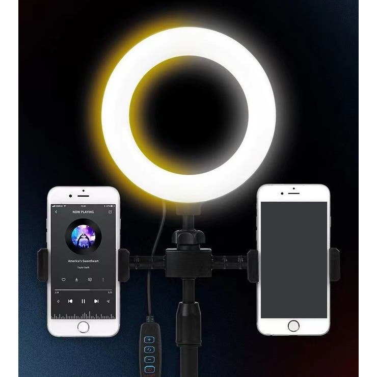 スマホスタンド スマホホルダー リングライト付き | PlusNao | 詳細画像5 