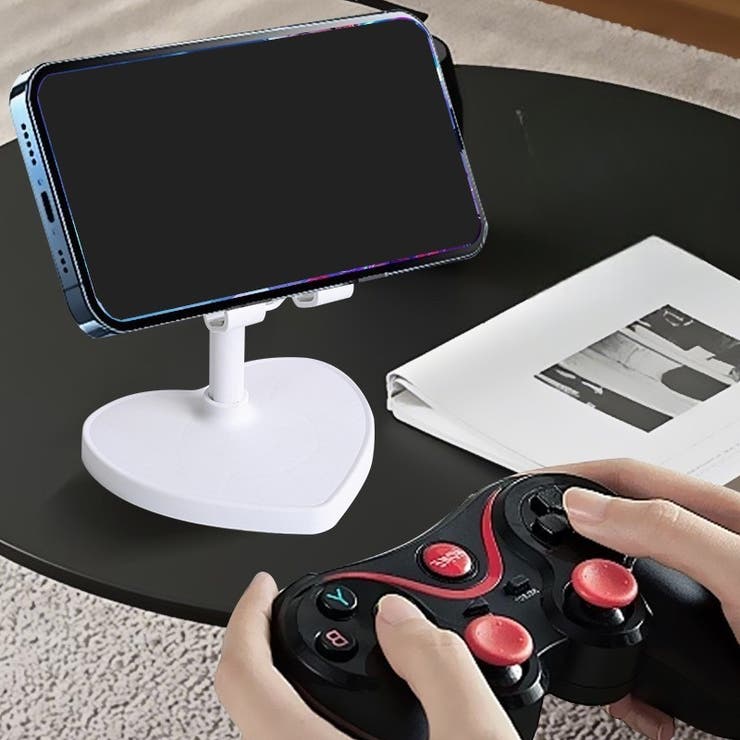 スマホスタンド タブレットスタンド ハート型 | PlusNao | 詳細画像4 