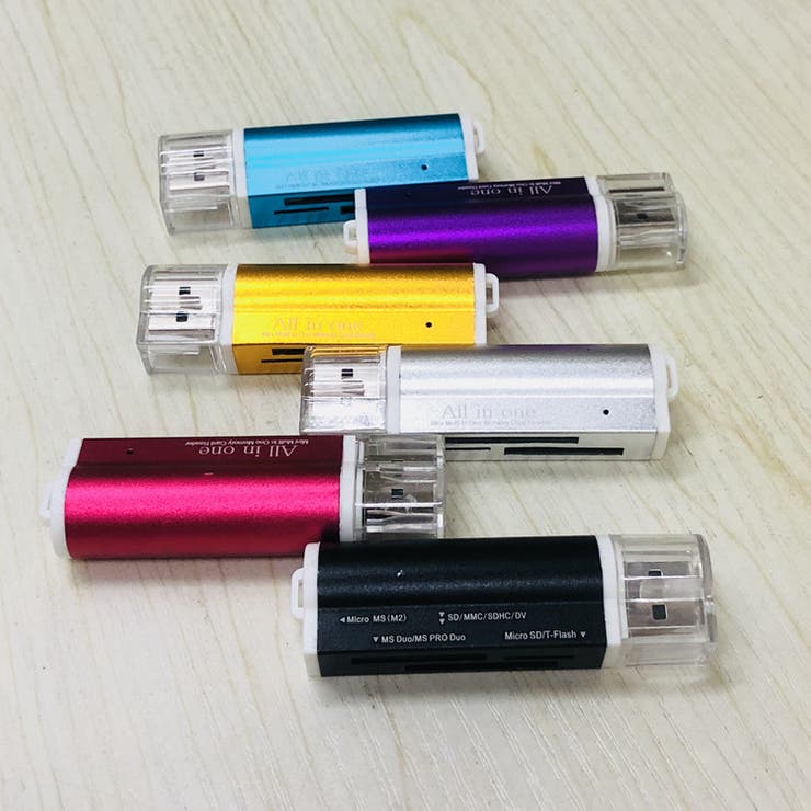 ポータブルカードリーダー 4in1 USB2 | PlusNao | 詳細画像6 