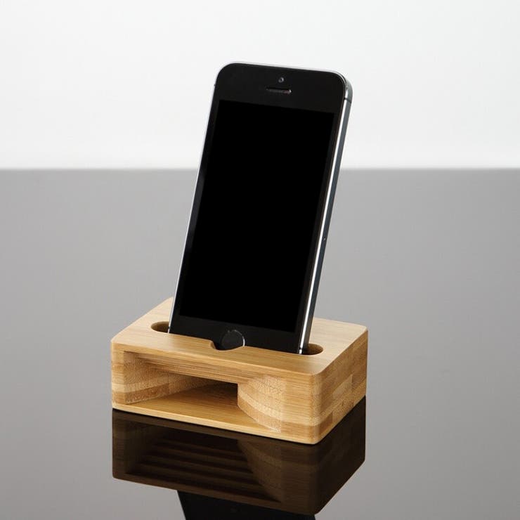 スマホスピーカー スマホスタンド 木製 | PlusNao | 詳細画像3 