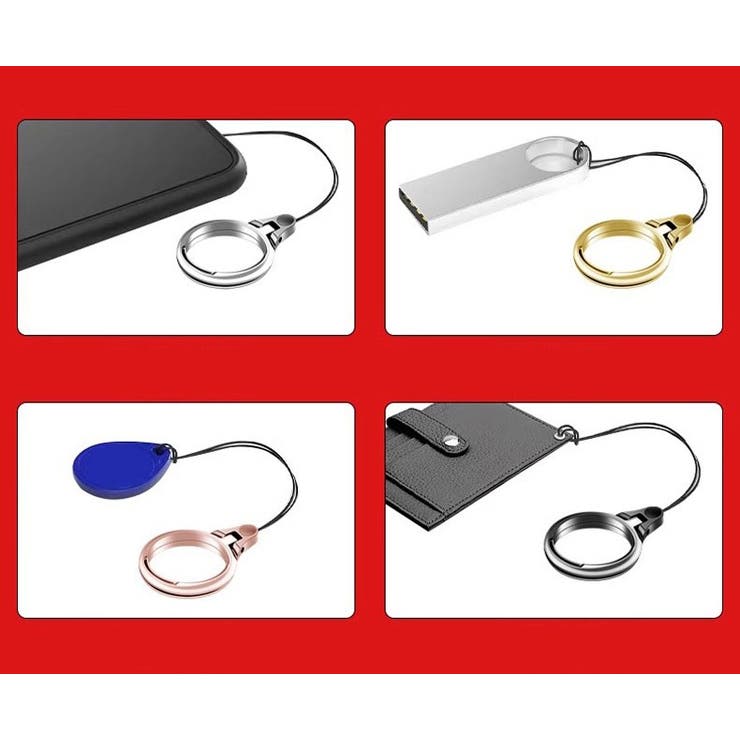 スマホスタンド キーホルダー スマホリング | PlusNao | 詳細画像6 