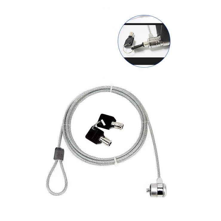 セキュリティワイヤーロック ノートパソコン用 セキュリティロック | PlusNao | 詳細画像11 