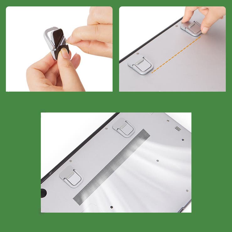 ノートパソコンスタンド 2個セット 粘着式 | PlusNao | 詳細画像11 