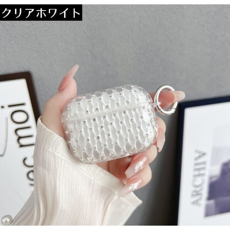 AirPodsケースカバー AirPodsPro キルティング風 | PlusNao | 詳細画像13 