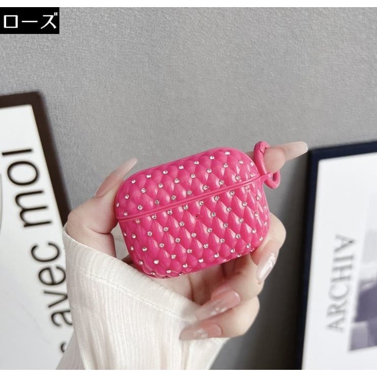 AirPodsケースカバー AirPodsPro キルティング風 | PlusNao | 詳細画像15 