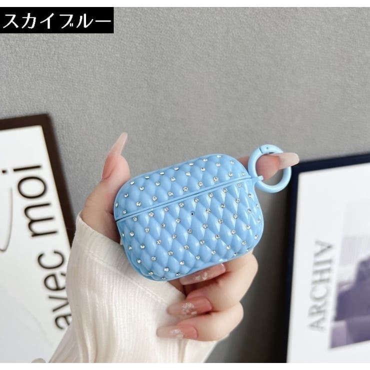 AirPodsケースカバー AirPodsPro キルティング風 | PlusNao | 詳細画像18 