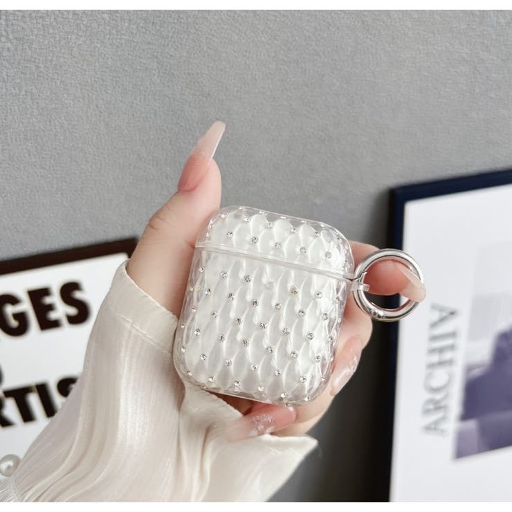 AirPodsケースカバー AirPodsPro キルティング風 | PlusNao | 詳細画像4 