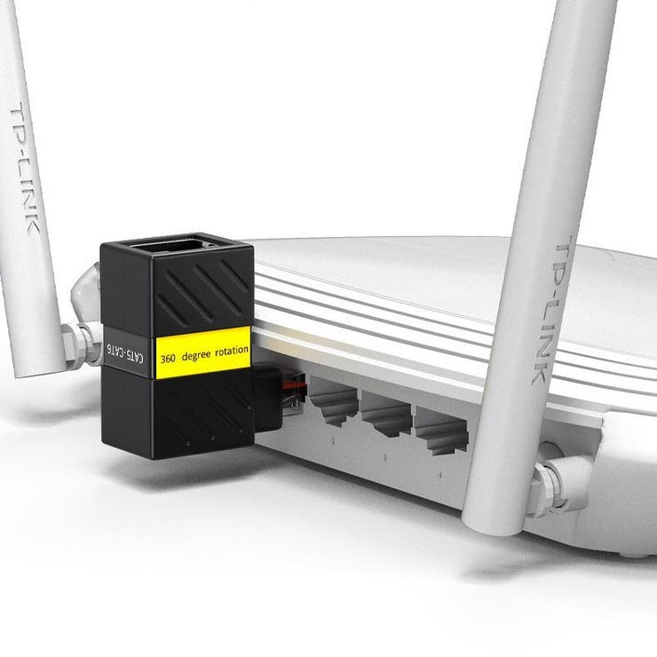 LANケーブルコネクタ 延長コネクタ 360度回転 | PlusNao | 詳細画像3 