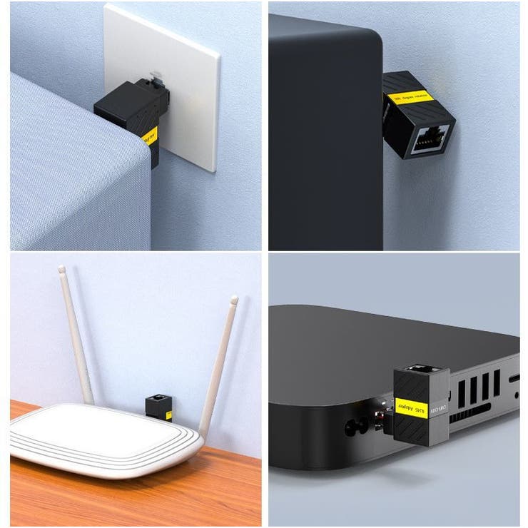 LANケーブルコネクタ 延長コネクタ 360度回転 | PlusNao | 詳細画像4 