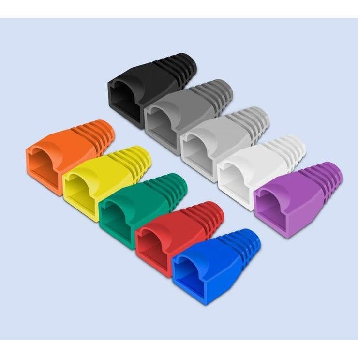 LANケーブル用 RJ45コネクターカバー 100個組 | PlusNao | 詳細画像2 