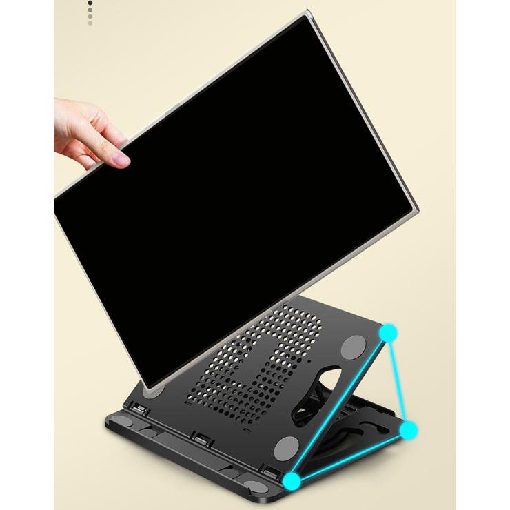 ノートパソコンスタンド ノートPC台 折りたたみ | PlusNao | 詳細画像2 