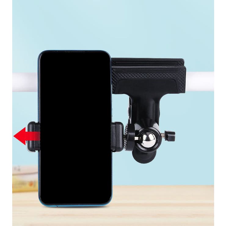 スマホホルダー クリップ式 360度調節可能 | PlusNao | 詳細画像6 