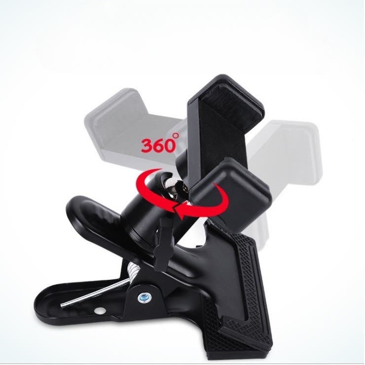 スマホホルダー クリップ式 360度調節可能 | PlusNao | 詳細画像9 