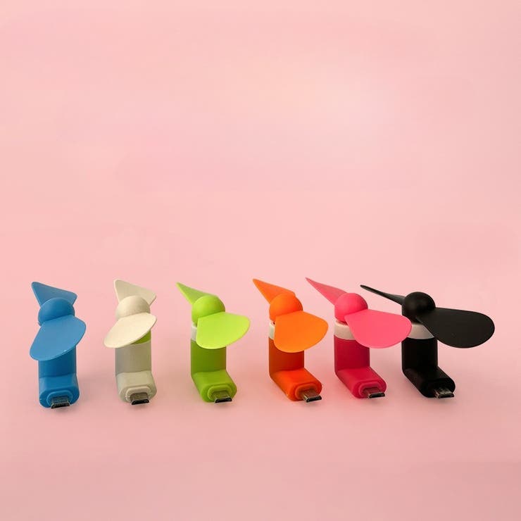 ミニ扇風機 同色2個セット MicroUSB端子 | PlusNao | 詳細画像4 