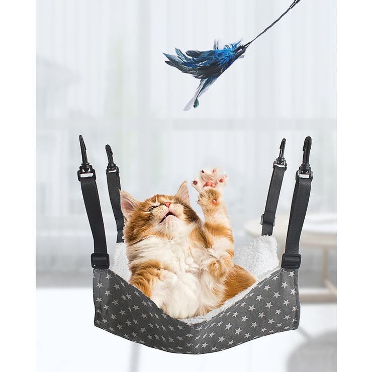 猫用ハンモック 猫用ベッド 吊り下げ型ベッド | PlusNao | 詳細画像3 