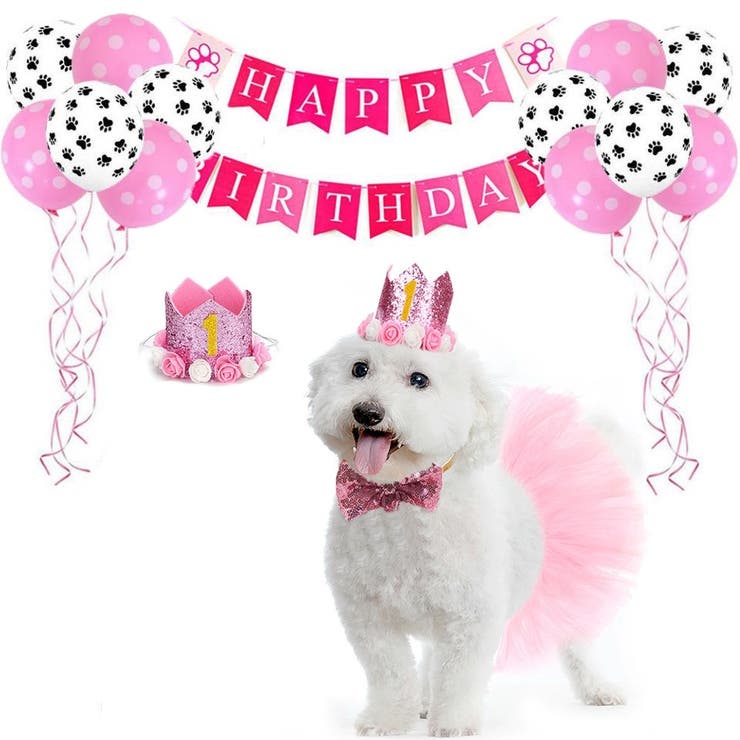 お誕生日お祝いセット ドックウェア 帽子 | PlusNao | 詳細画像2 