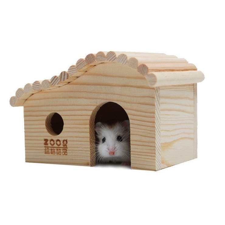 小動物用ハウス ハムスターハウス コテージ風ハウス[品番：FQ000194069