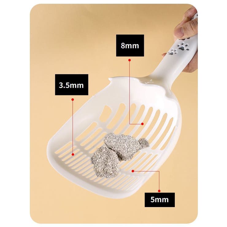 猫用トイレスコップ 猫砂スコップ 猫砂シャベル | PlusNao | 詳細画像6 
