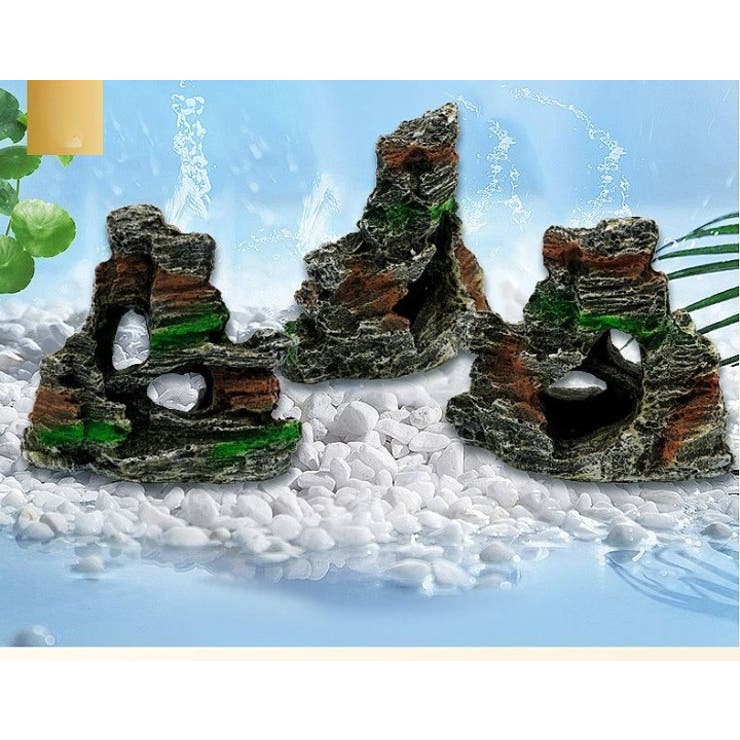 水槽用オーナメント オブジェ 人口岩[品番：FQ000203915]｜PlusNao