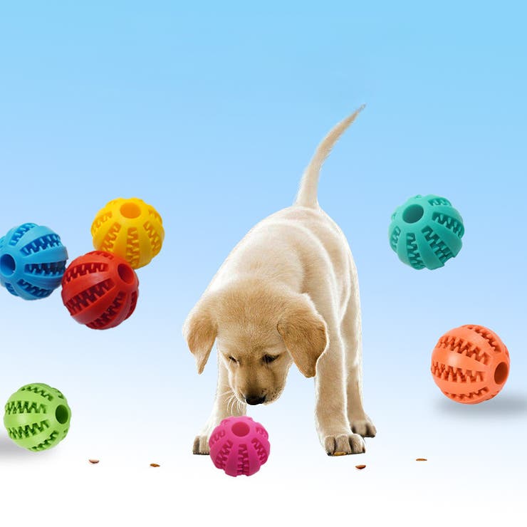 犬用おもちゃ ラバートーイ ボール型 | PlusNao | 詳細画像2 