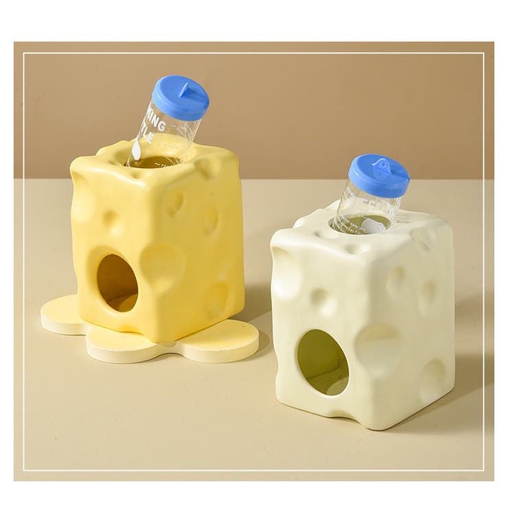 ハムスター隠れ家 水飲み器 チーズ型 | PlusNao | 詳細画像4 