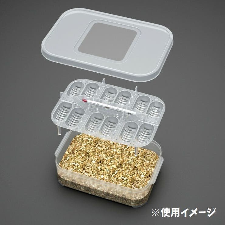 爬虫類専用孵卵器 12個入り エッグトレイ | PlusNao | 詳細画像7 