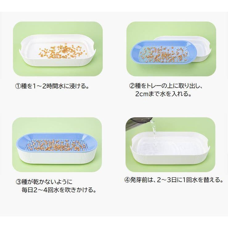 猫草プランター 猫草ポット 猫草ボックス | PlusNao | 詳細画像17 