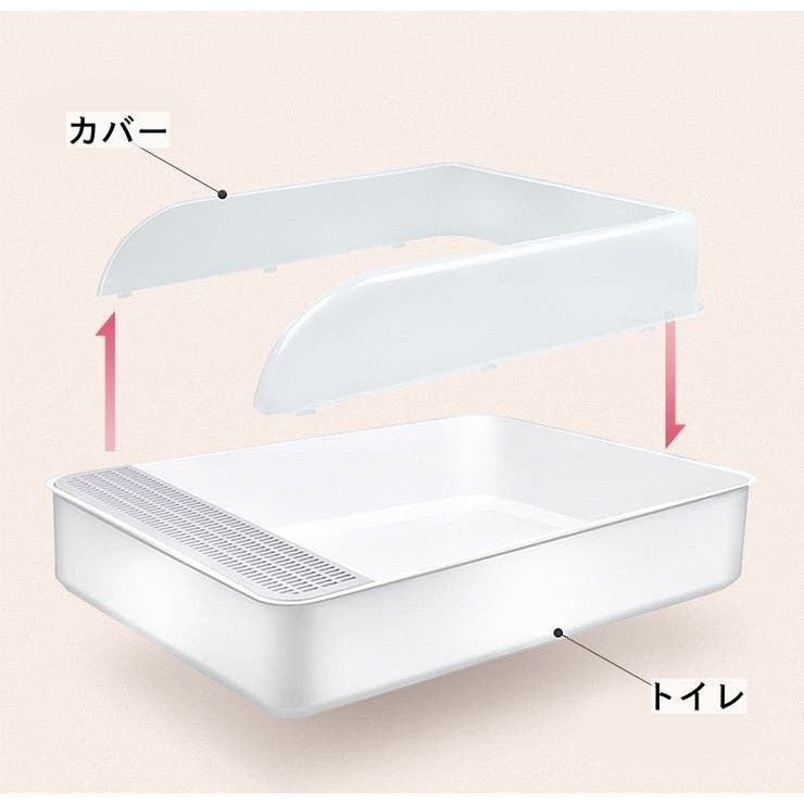 猫用トイレ トイレ容器 砂トイレ | PlusNao | 詳細画像9 