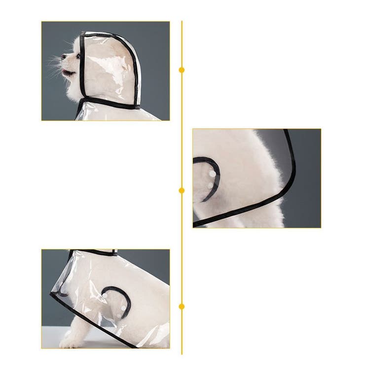 ペット用レインコート レインコート ペットグッズ | PlusNao | 詳細画像4 