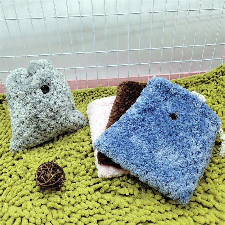 小動物用キャリーバッグ 巾着ポーチ 通気口付き | PlusNao | 詳細画像6 