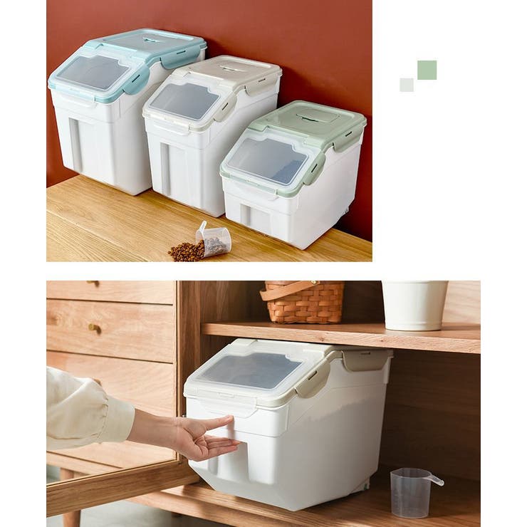 ペットフードストッカー 犬用 猫用 | PlusNao | 詳細画像3 