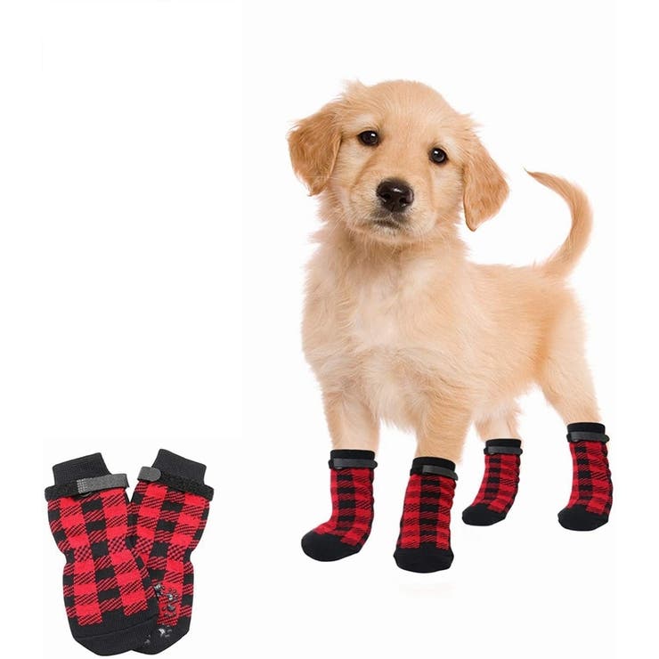 犬用靴下 4枚セット ペット用 | PlusNao | 詳細画像3 