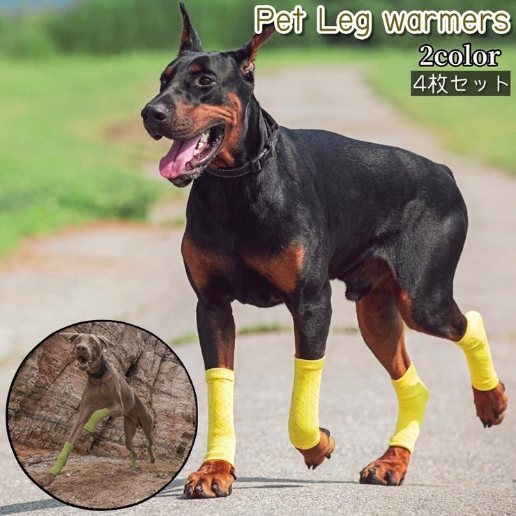 ペット用靴下 レッグウォーマー 4枚セット | PlusNao | 詳細画像1 