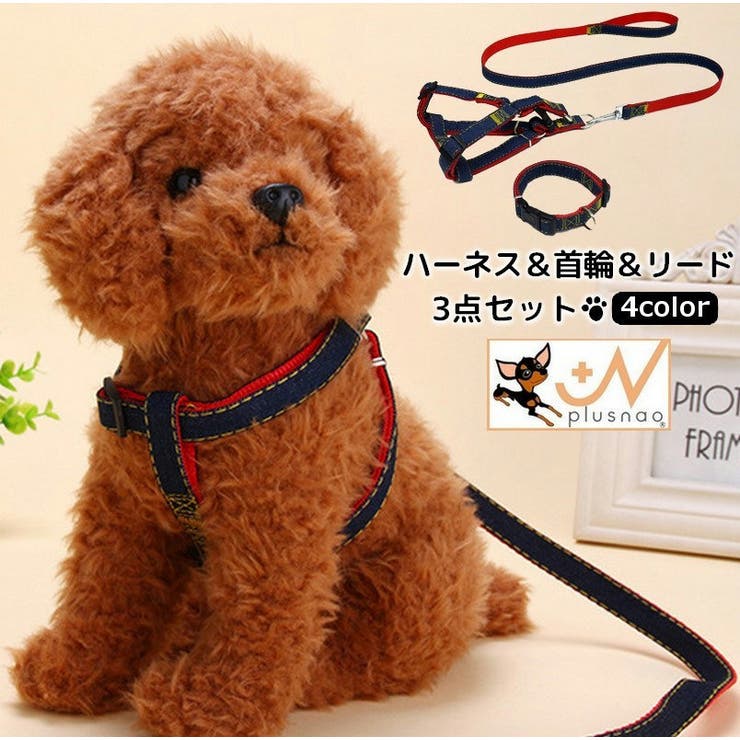 ハーネスリード 首輪 3点セット | PlusNao | 詳細画像1 