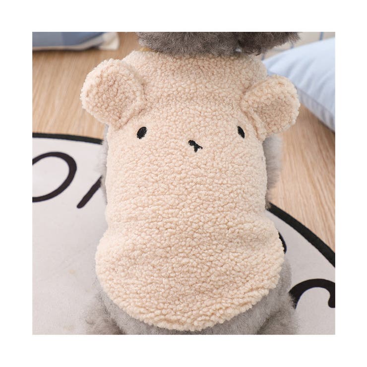 ドッグウェア ボアベスト 犬服 | PlusNao | 詳細画像2 