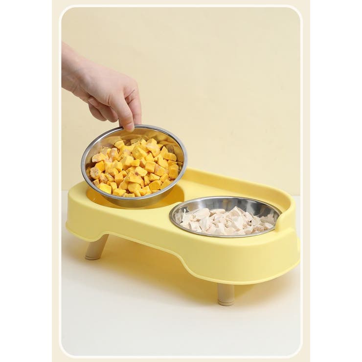 ペット用食器 2ボウル 猫用 | PlusNao | 詳細画像5 