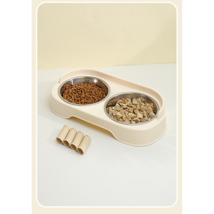 ペット用食器 2ボウル 猫用 | PlusNao | 詳細画像7 