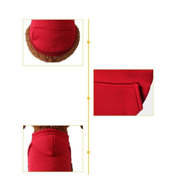 ペットウェア ペット服 パーカー | PlusNao | 詳細画像14 