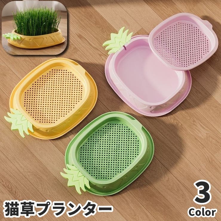 猫草プランター 猫草ポット 猫草ボックス | PlusNao | 詳細画像1 