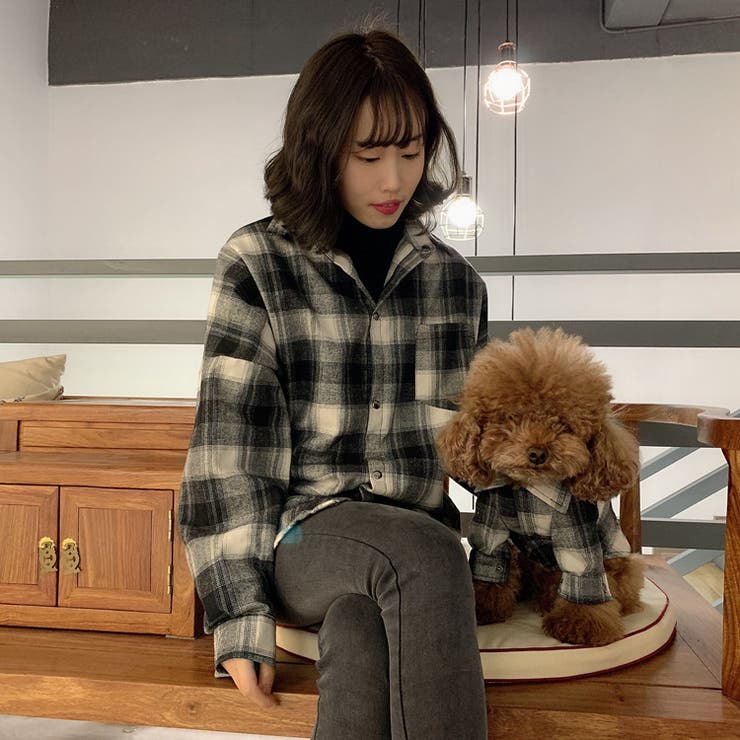 ペットウェア カジュアルシャツ 飼い主とお揃い | PlusNao | 詳細画像6 