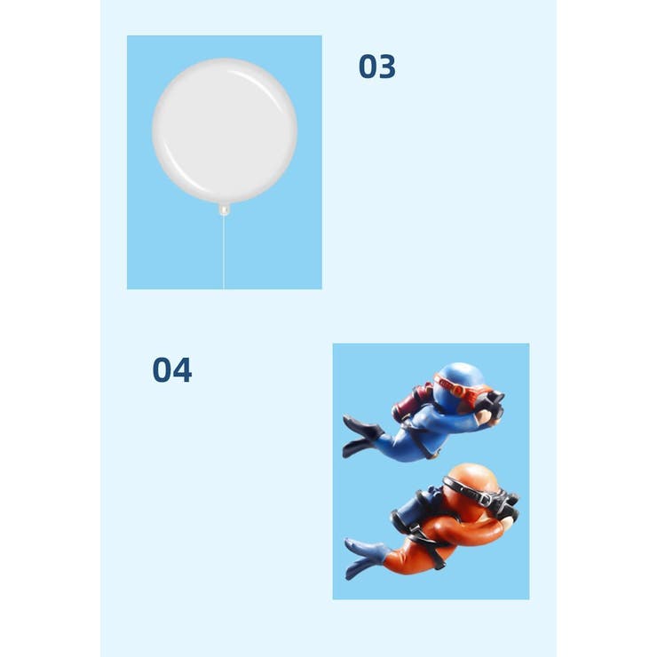 水槽用アクセサリー ダイバー スキューバダイビング | PlusNao | 詳細画像9 